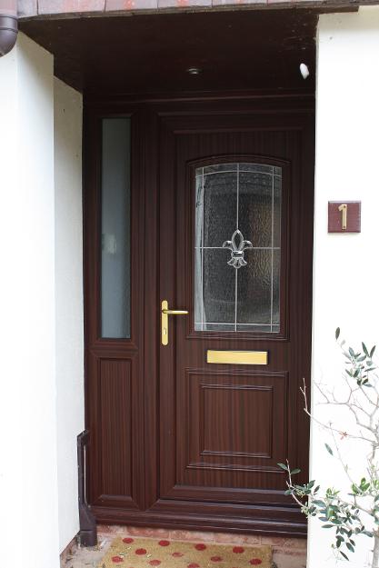 Balmoral Door available as a Flood Door or Security Door in White, Wood Grain, or a range of Door Colour Options