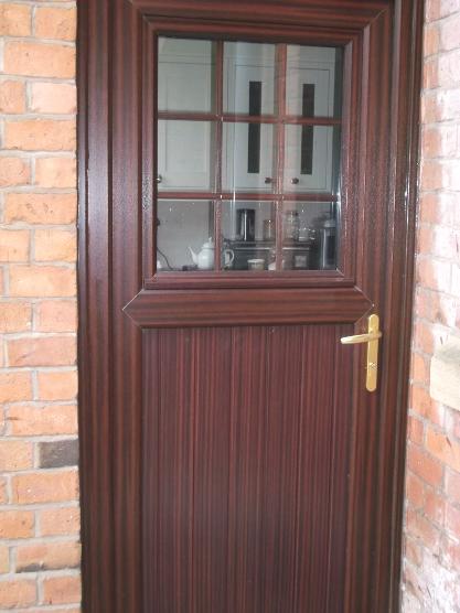 Stable Door available as a Flood Door or Security Door in White, Wood Grain or a range of Door Colour Options.