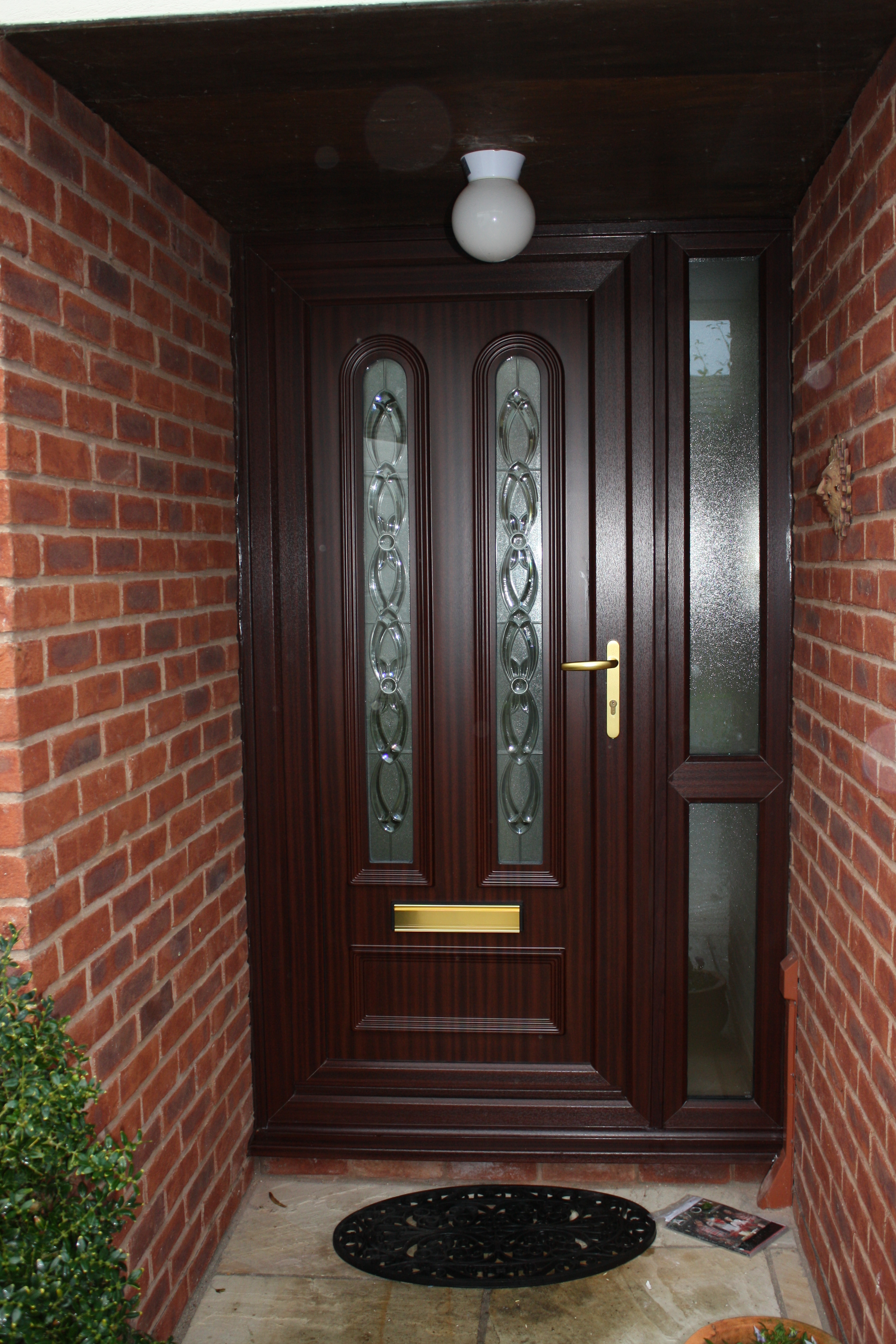 Edwardian Classic Door available as a Flood Door or Security Door in White, Wood Grain or a range of Door Colour Options.